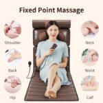 multifunctional full body heated leather massage mat with 9 modes6 jpg
