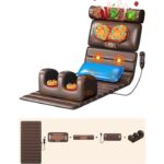 multifunctional full body heated leather massage mat with 9 modes8 jpg